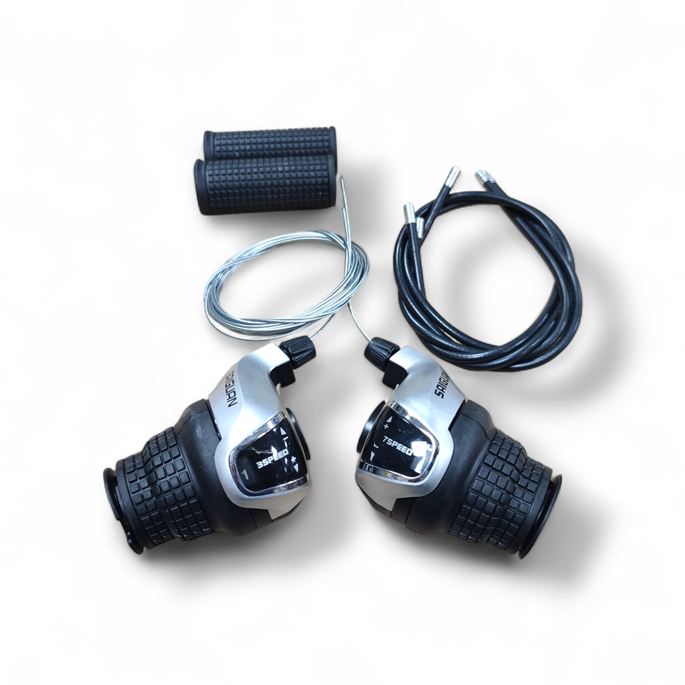 Bisiklet Vites Kolu Takımı 7 li İndex Gripshift SAIGUAN