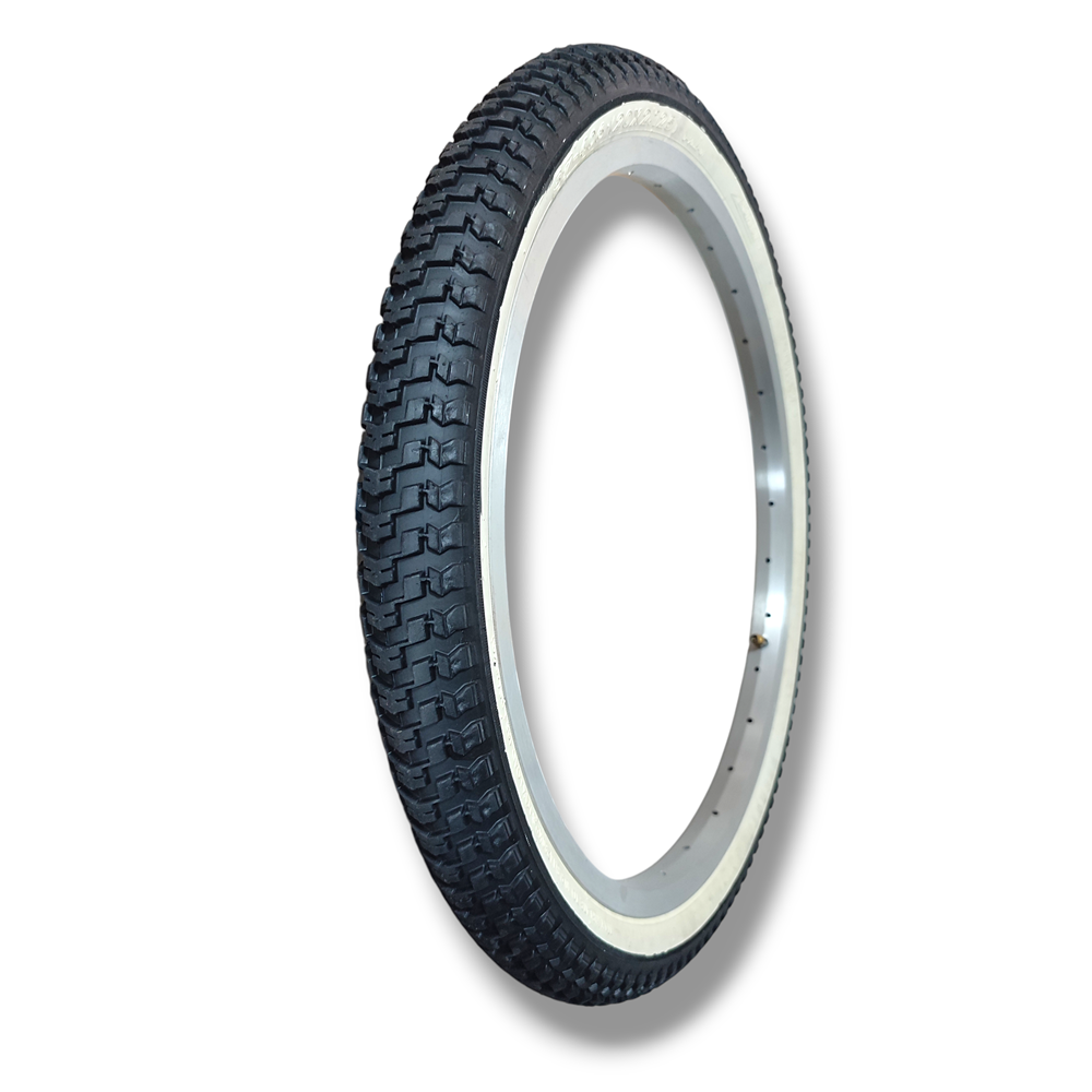 20*1.95 - 2.125 Dış Lastik Beyaz Yanak DURANTA
