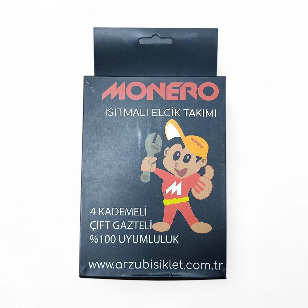 Isıtmalı Elcik Takımı 4 Kademeli Çift Gaz Telli MONERO