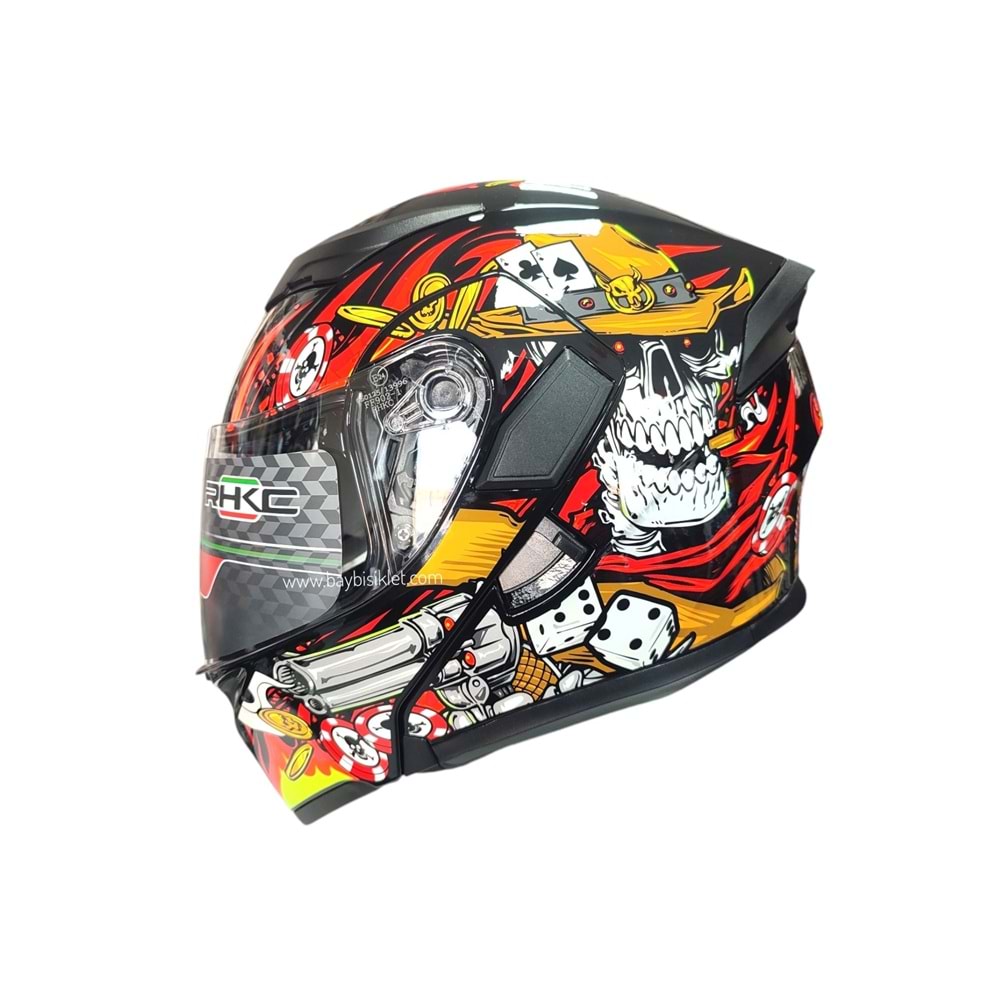 ÇENE AÇILIR VİZÖRLÜ KASK - KC (İSKELET)