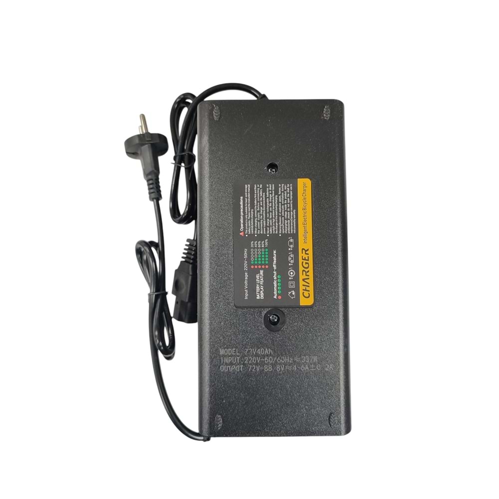 Elektrikli Bisiklet Şarj Aleti 72 V / 40 AH