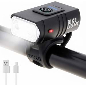 Usb Şarjlı Bisiklet Ön Far Led 1.000 Lümen