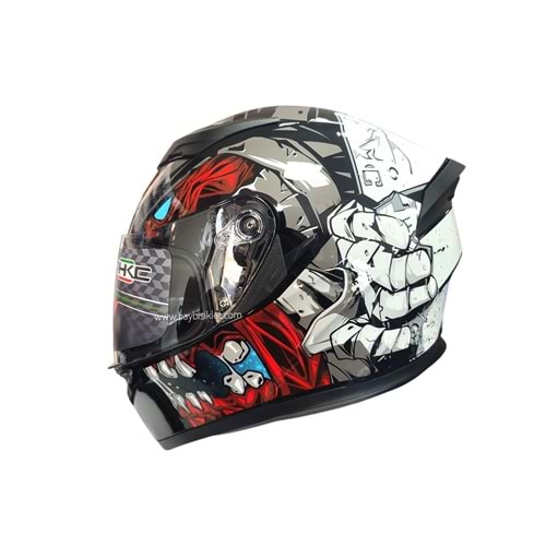 KAPALI VİZÖRLÜ KASK KC KURU KAFA