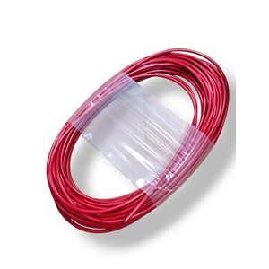 Bisiklet Fren - Vites Dış Kablo 5 mm Teflonlu Kırmızı ( 25 Metre)