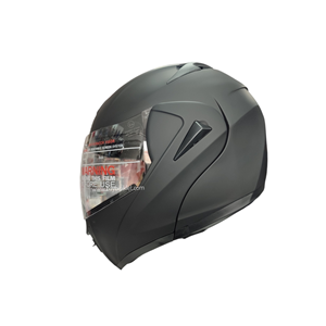 VRT ÇENE AÇILIR VİZÖRLÜ KASK MAT SİYAH