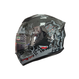 KC KAPALI VİZÖRLÜ KASK FRANKENSTEIN'S MONSTER